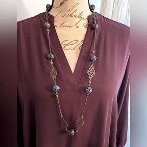 Vintage metal necklace